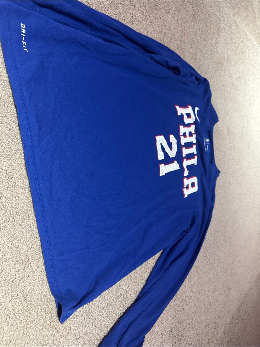 Nike Blue Dri-Fit Graphic Tee